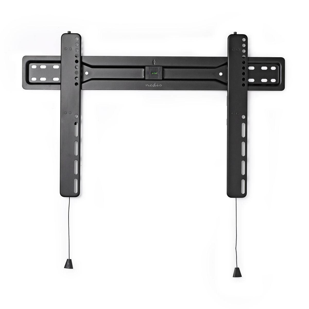 Nedis TVWM5050BK tv-vægbeslag med en kapacitet på op til 35 kg designet til tv-størrelser fra 37 til 70 tommer har en vægafstand på 18 mm og inkluderer en indbygget vaterpas for nem installation