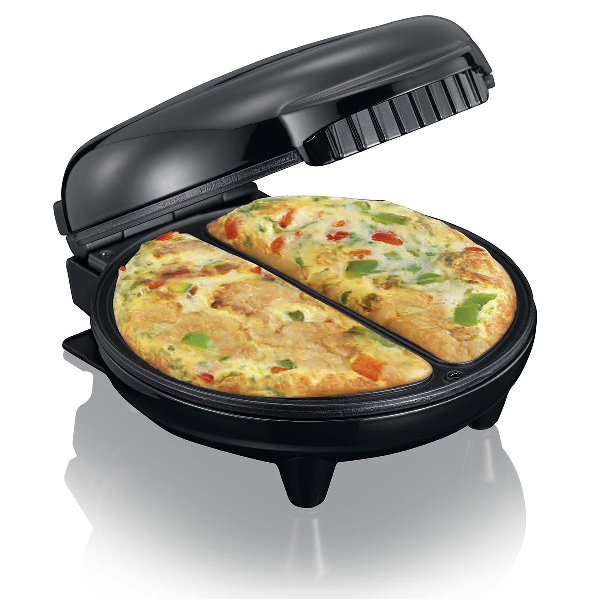 MELISSA - Omeletmaskine | 750W | Non-stick belægning | Sort - 16250086