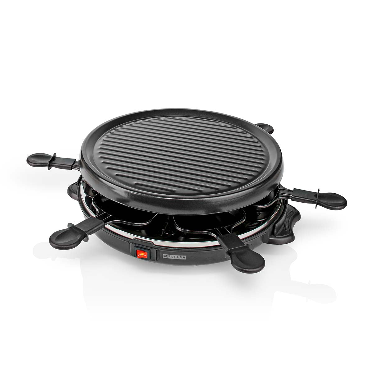 MELISSA - Raclette / Gourmetsæt | 6 personer | 800 W | Ø 29 cm | Non-stick belægning - 16300032