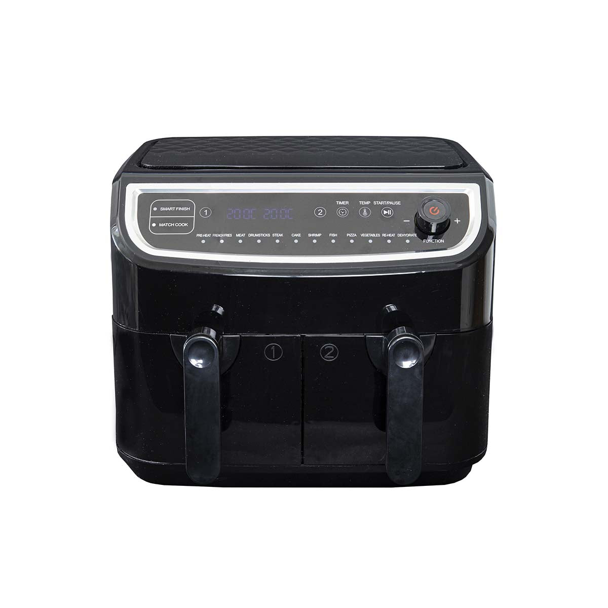 Gastronoma - Dobbelt Airfryer 2400W Sort - 18290003