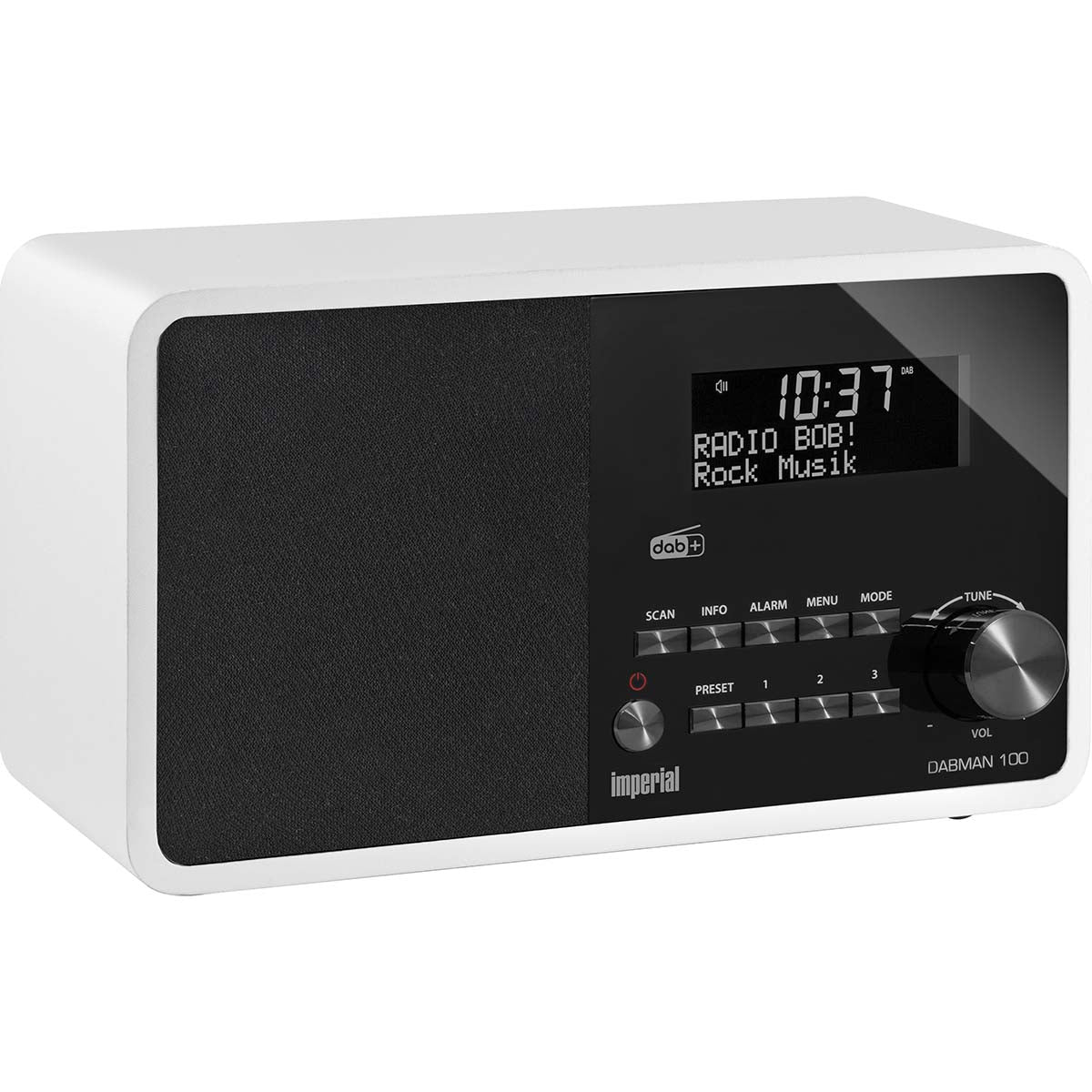 Imperial - DABMAN 100 DAB+ / FM-radio hvid - 22-222-00