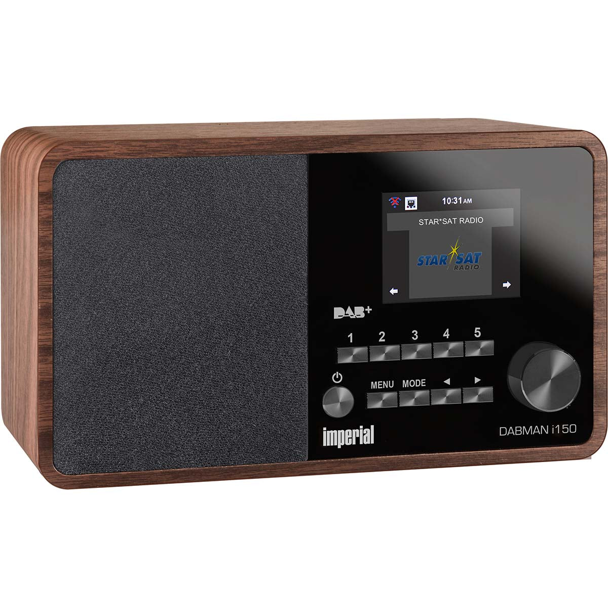 Imperial - DABMAN i150 Compact Hybrid Radio DAB+ / FM / Internet Wood Look - 22-260-00