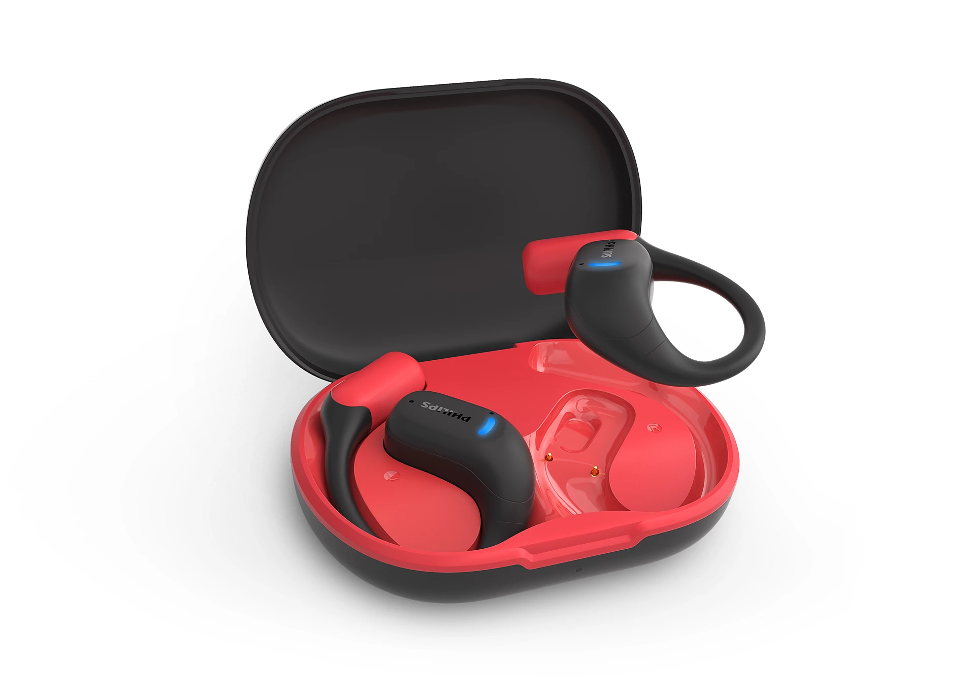 Philips Ægte trådløse open-ear-sportshovedtelefoner 6000 series - TAA6709BK/00 - Butik24