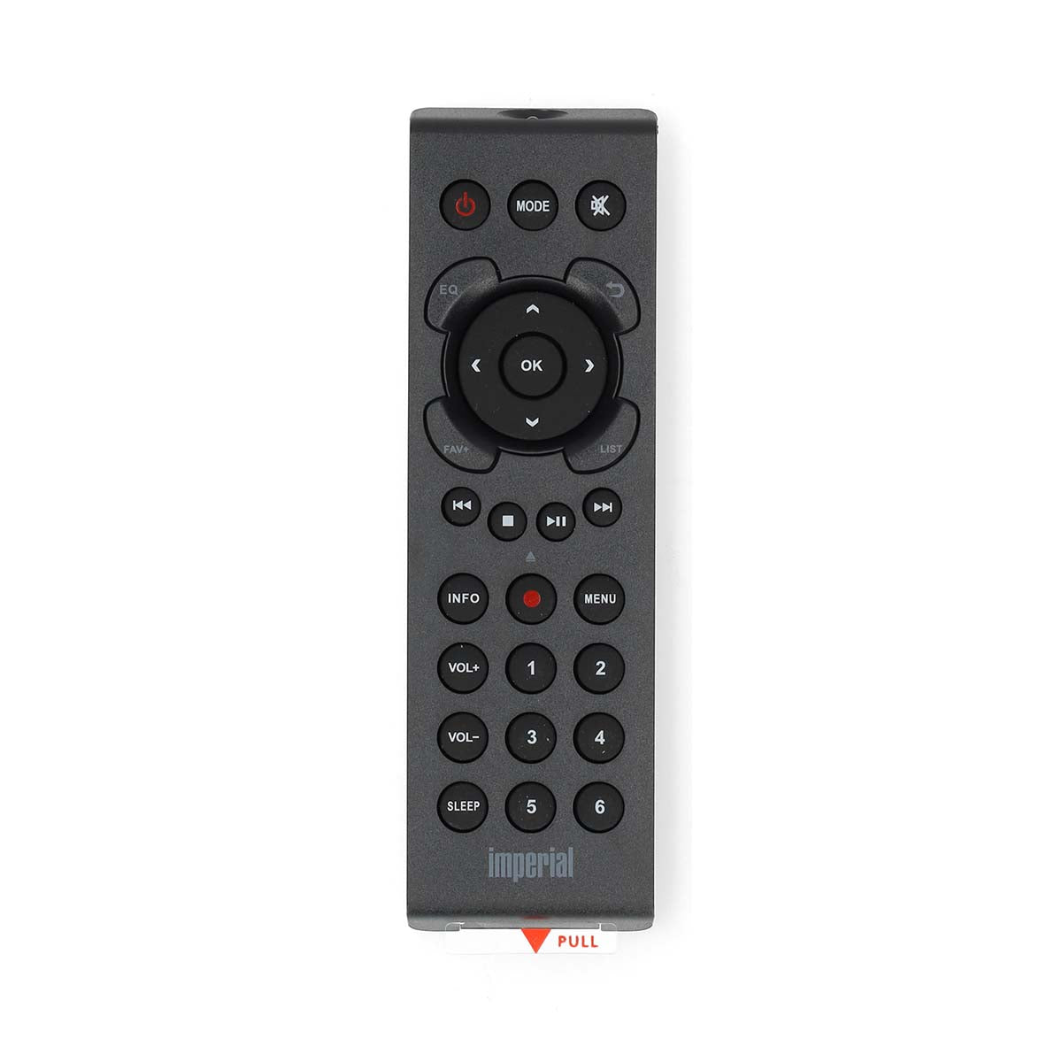 Imperial - Remote Control DABMAN i160/i170/i310CD/i410BTi510BT/i560CDschwarz with Eject Symbol - 5400167