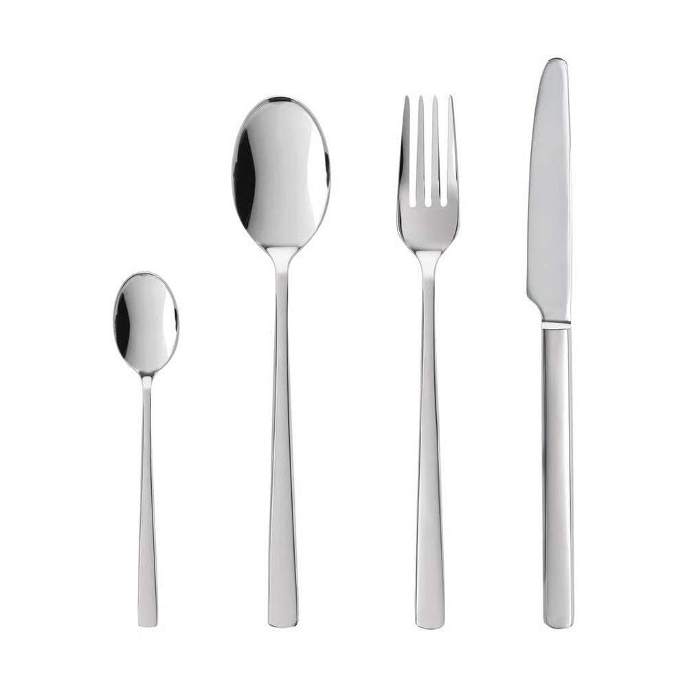 Gense Essentials Pure Bestiksæt Blankt Stål 16 dele