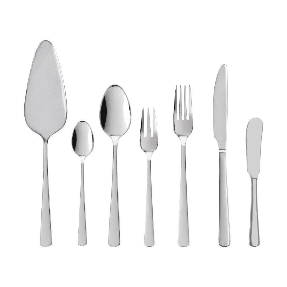 Gense Essentials Soft Bestiksæt, 73 dele, 12 kuverter, Stål, Blank