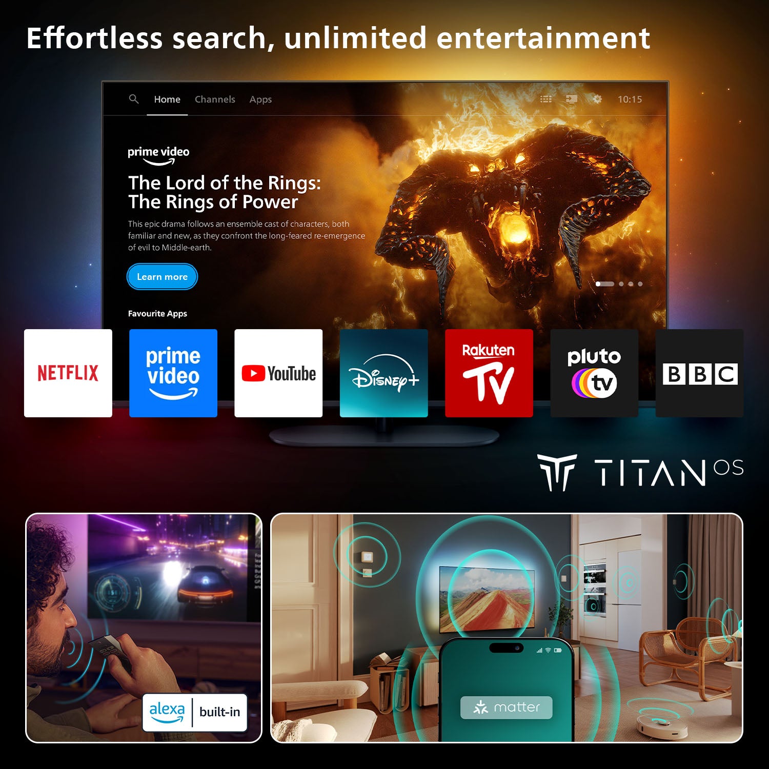Philips 55PUS8550/12 55" 4K QLED Smart Ambilight tv