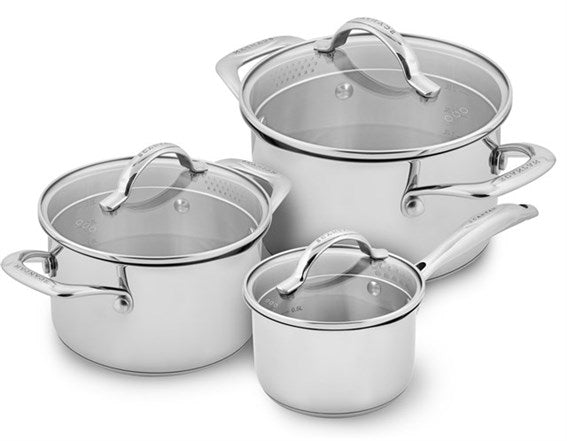 Scanpan STS 3 dele grydesæt(1,8 l / 3,4 l / 4,8 l)