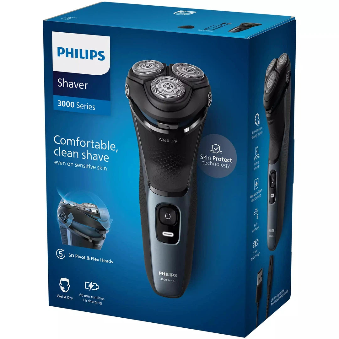Philips S3144/00 Elektrisk shaver til våd og tør barbering - 3000 Series