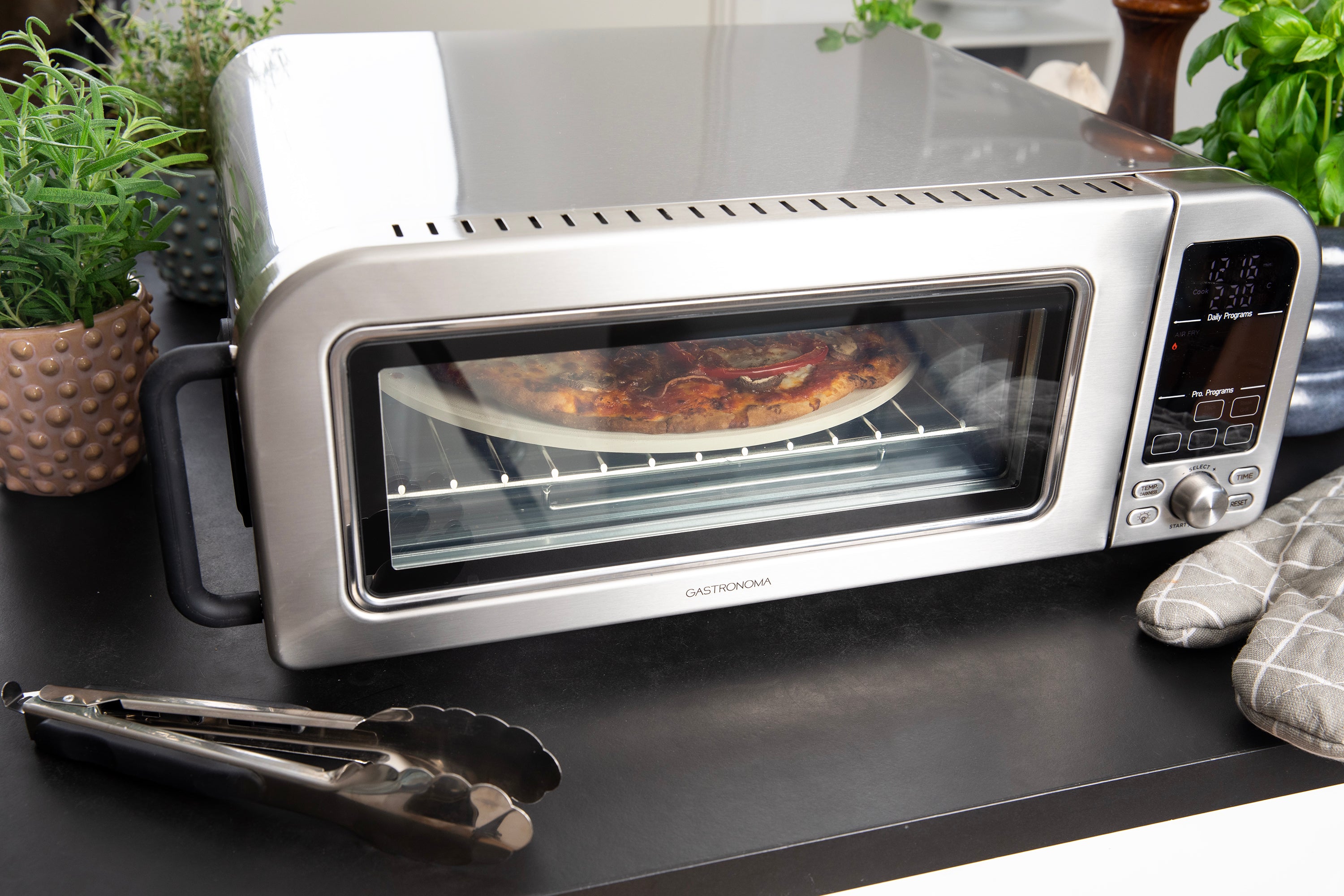 Gastronoma Airfryer og Pizzaovn 18 liter - 2000 watt - 15 programmer