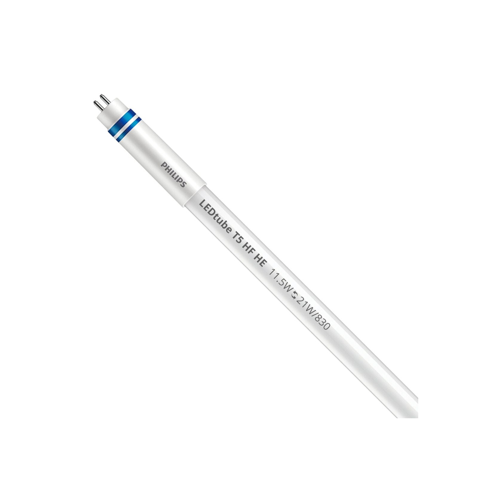 Philips LED Lysrør T5 MASTER Instantfit Electronic (HF) High Efficiency 11.5W 1600lm - 830 varm hvid | 85cm - dæmpbar - erstatter 21W