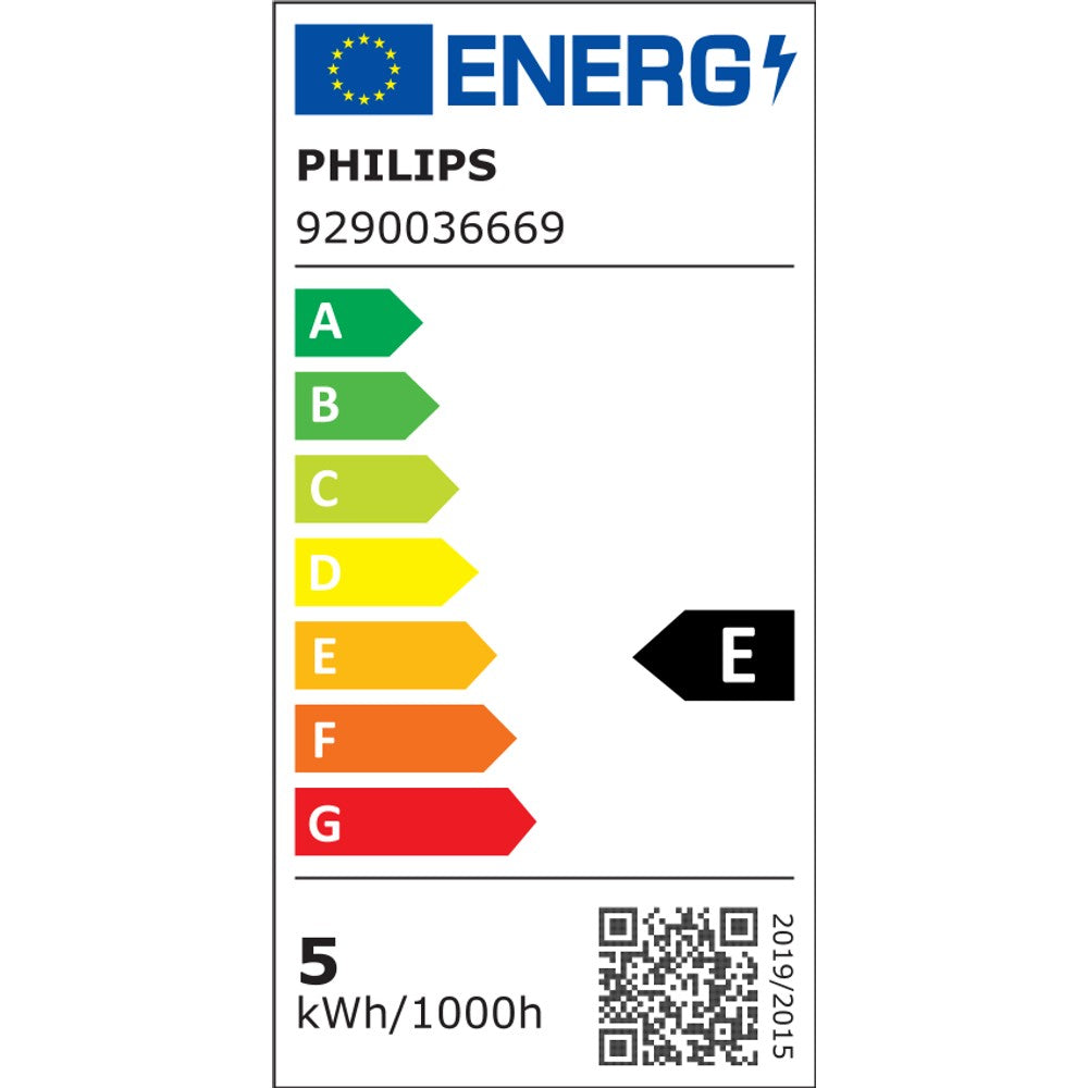 EU-energimærke: EU-energimærke, Philips Hue White GU10 spot (klasse E)