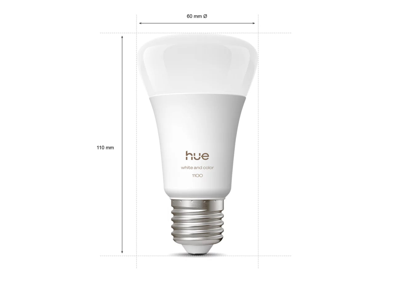 Philips Hue Startsæt: 2 x E27 pærer + Bridge Pro