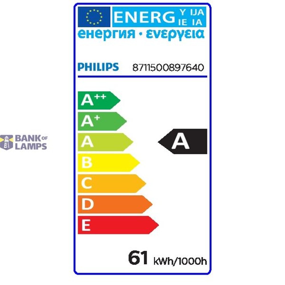 Philips MASTER PL-L Xtra 55W/840 Lysstofrør - Kold Hvid, 4-Pinde