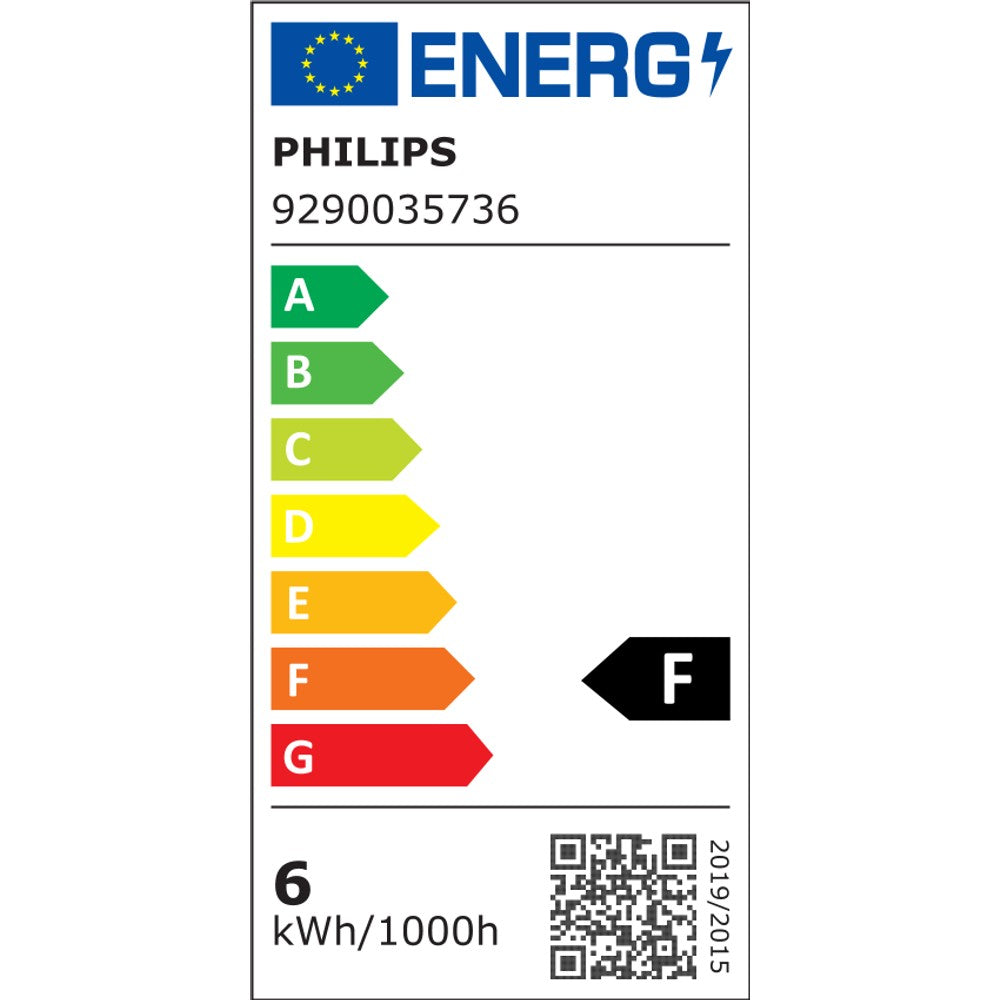 EU-energimærke: EU-energimærke, PHILIPS HUE White and Color ambiance E14 Luster (klasse F)