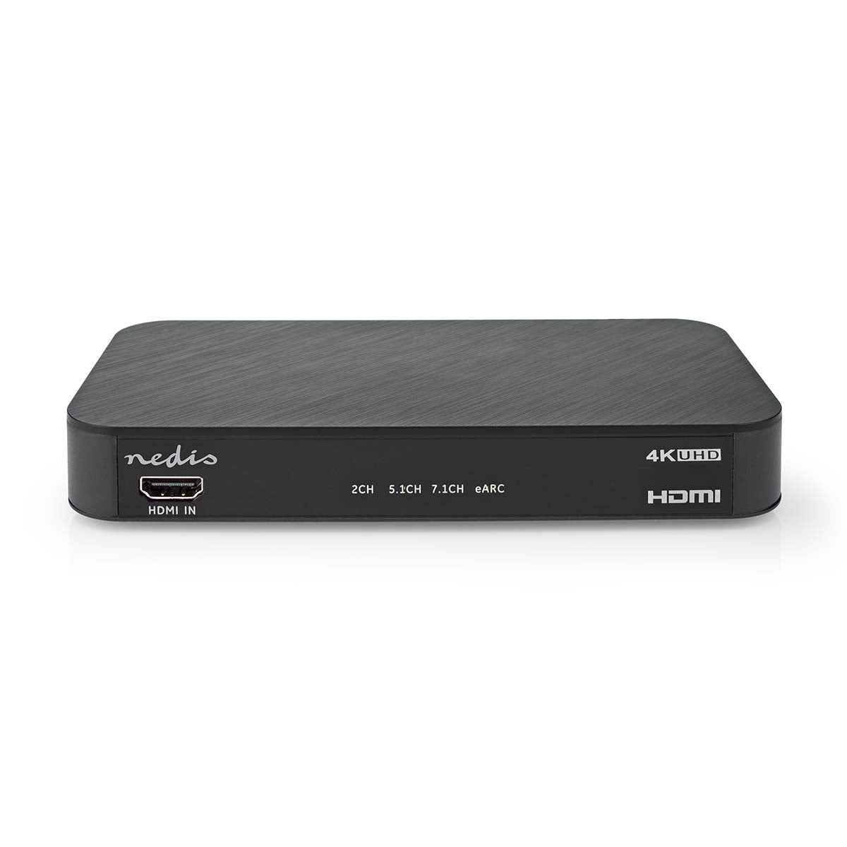 Nedis - Digital Audio Converter | 1-veje | Indgang til lyd- / video- / dataforbindelser: DC Power / 1x HDMI™ Input | Audio / video / dataforbindelser output: 1x 3.5 mm / 1x TosLink / 3x HDMI™ Output | Automatisk / Trykknap | Antracit - ACON3445AT