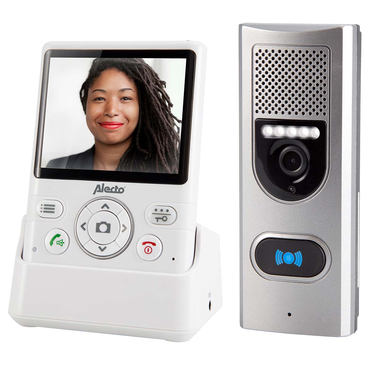 Alecto - Intercom med kamera og 3,5 tommer farvedisplay - ADI-250