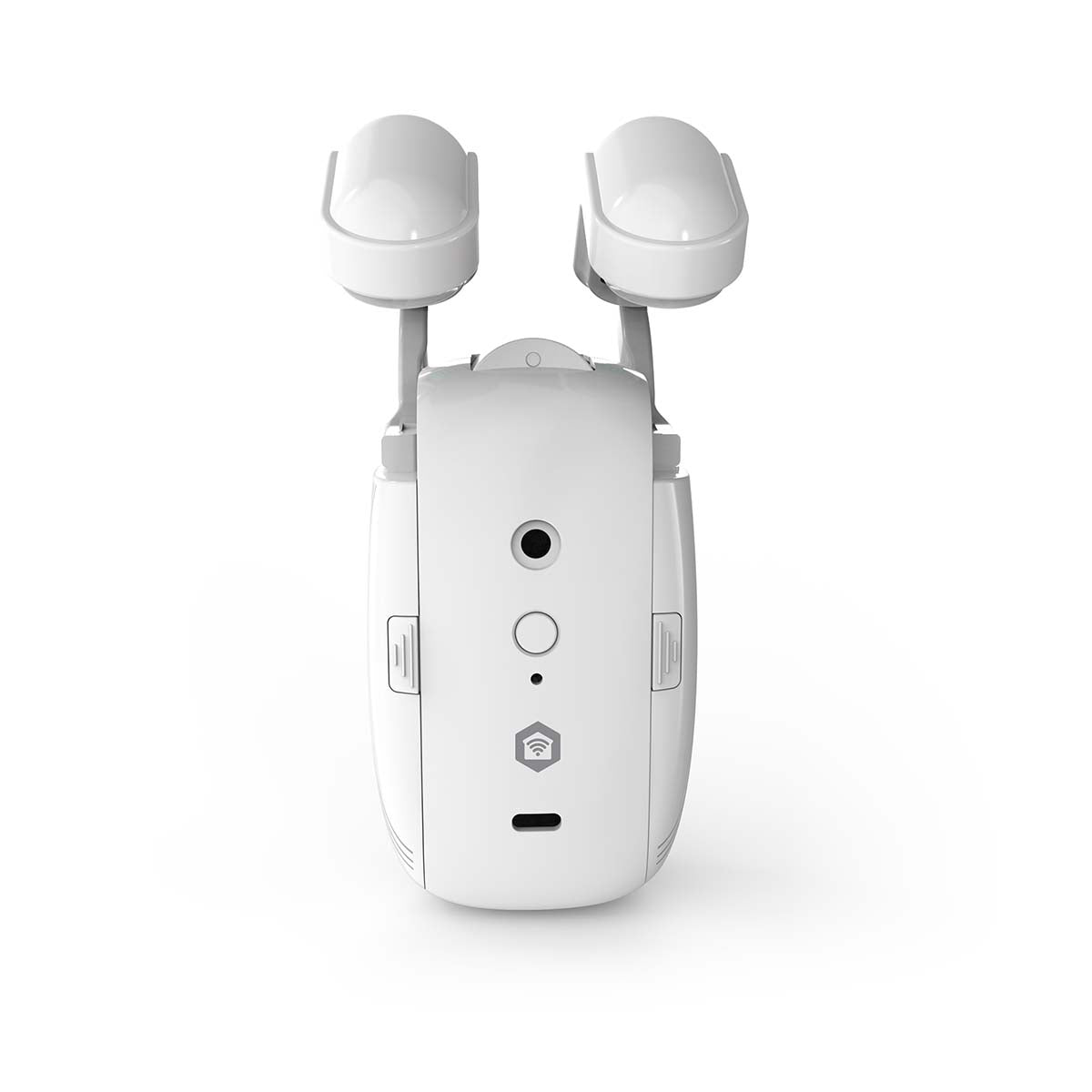 Nedis - SmartLife Robot med Gardin | I-Skinne / Stavskinne / U-Skinne | Draperer / Gardiner | Batteri / USB Drevet | 4000 mAh | Bluetooth® | Hvid - BTMC30WT1PC