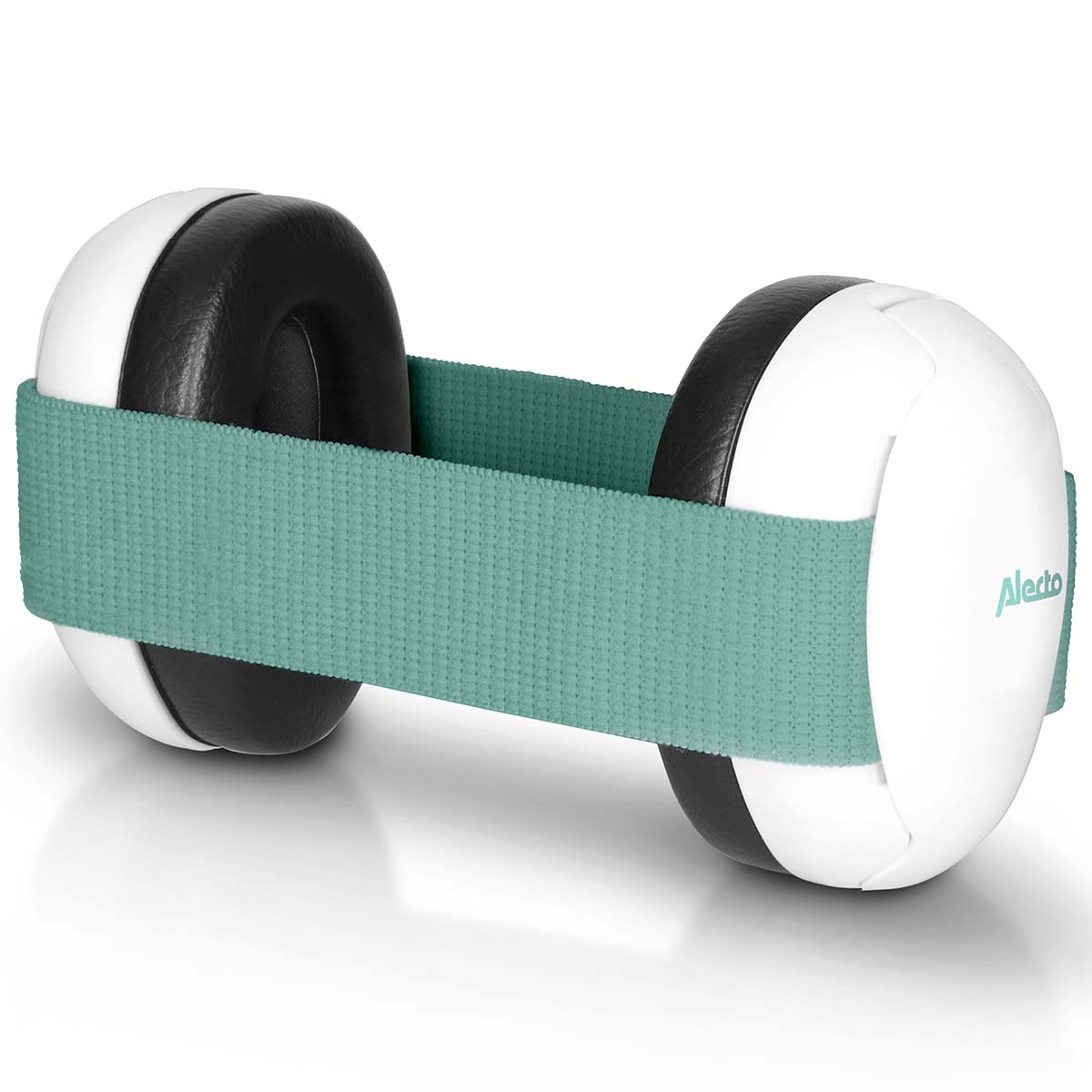 Alecto - Høreværn til babyer og småbørn Hvid / Mintgrøn - BV-72