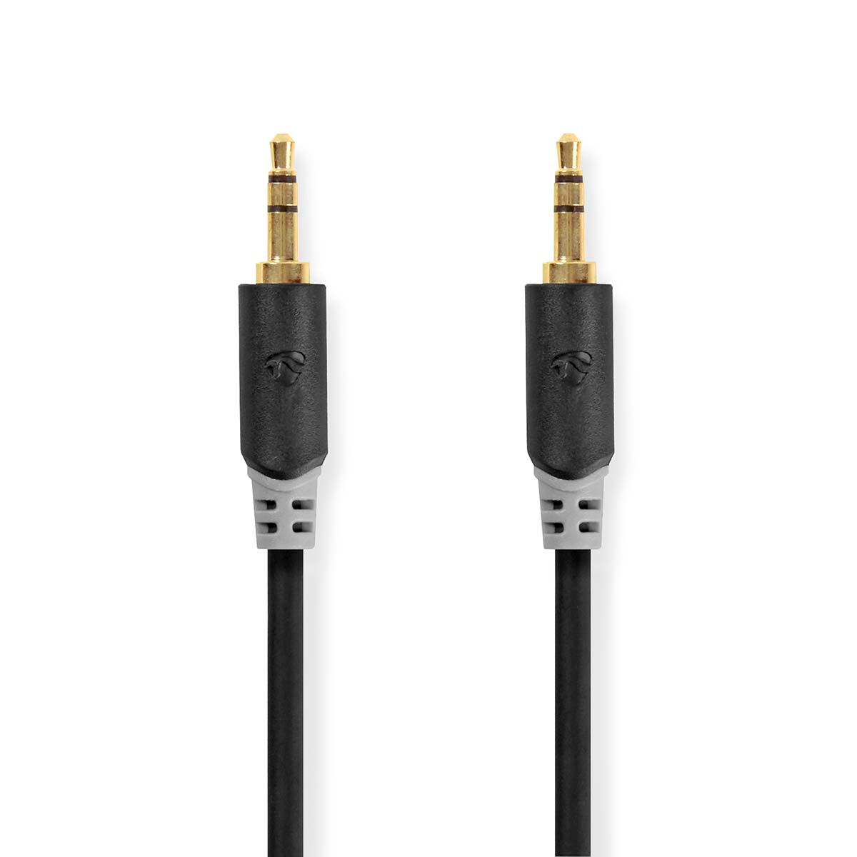 Nedis - Stereo Audio kabel | 3.5 mm Hanstik | 3.5 mm Hanstik | Guldplateret | 3.00 m | Runde | Antracit | Box - CABW22000AT30