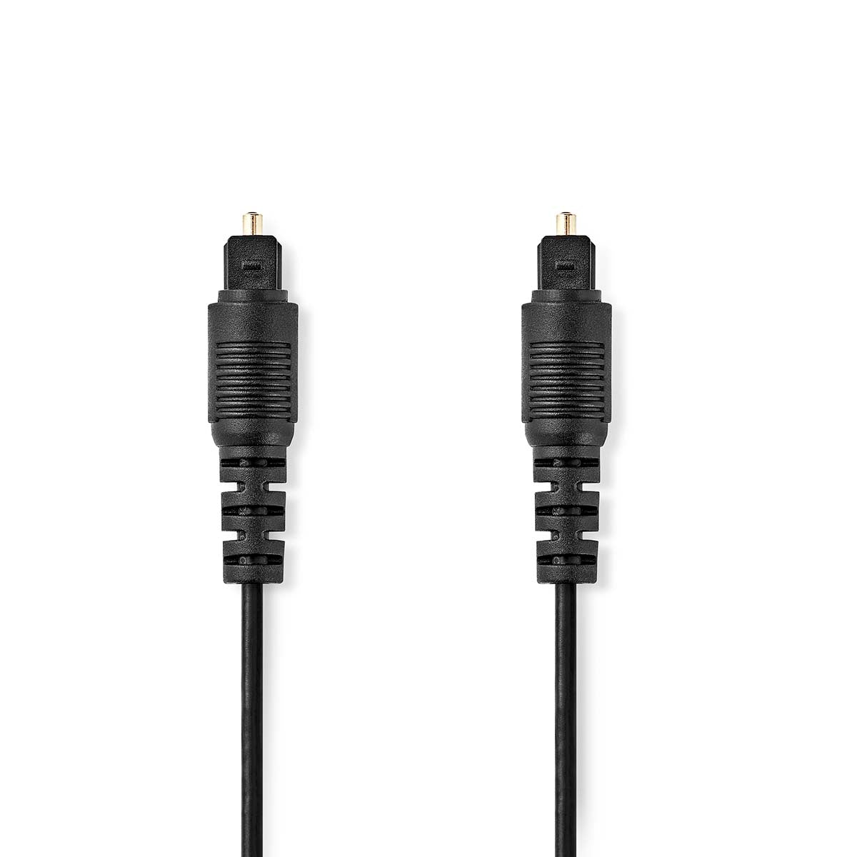 Nedis - Optisk lydkabel | TosLink Male | TosLink Male | 5.00 m | Runde | PVC | Sort | Box - CAGB25000BK50