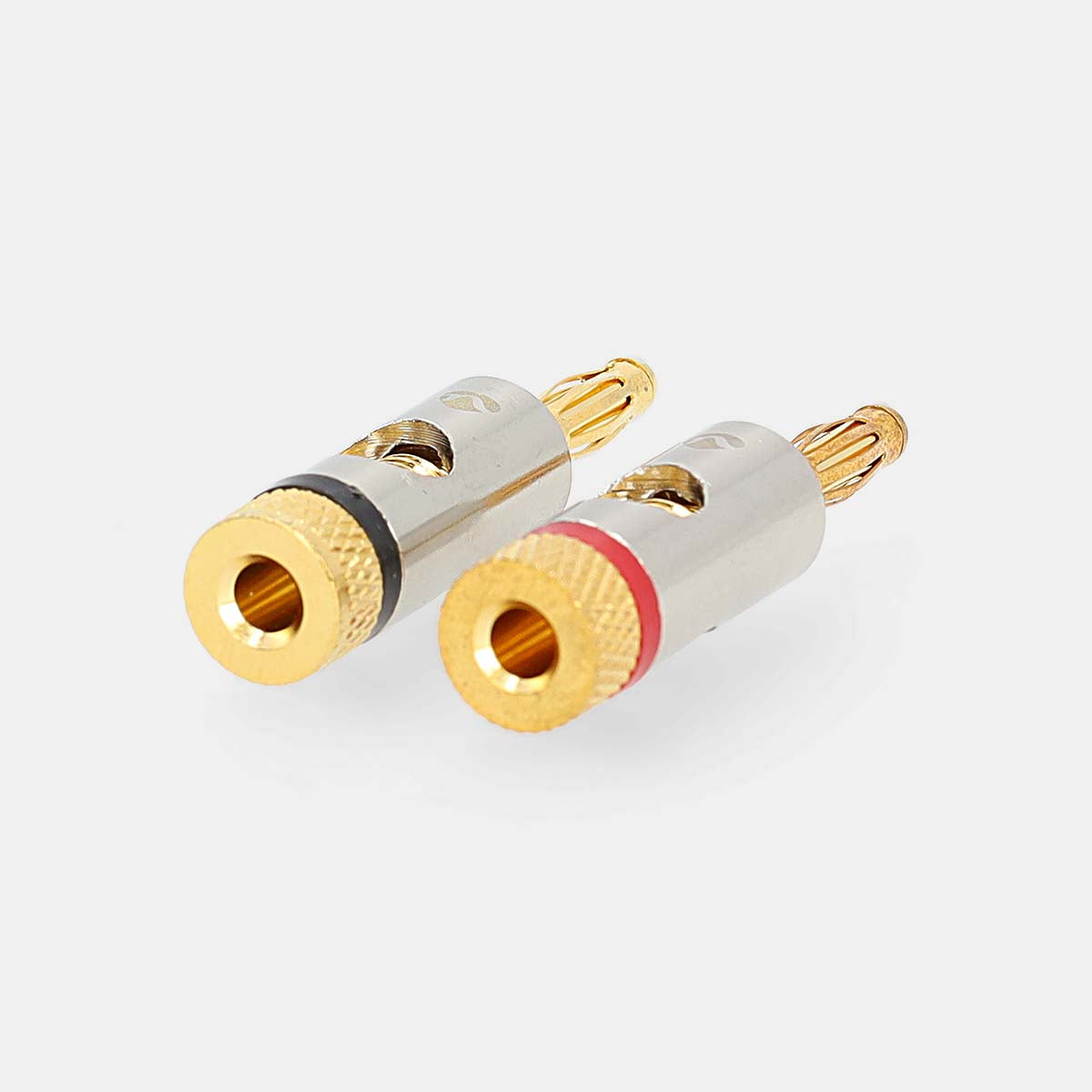 Nedis - Banana Connector | Lige | Han | Guldplateret | Skru | Kabeldiameter: 3.0 mm | Metal | Guld | 2 stk. | Cover Window Box - CATB26900GD
