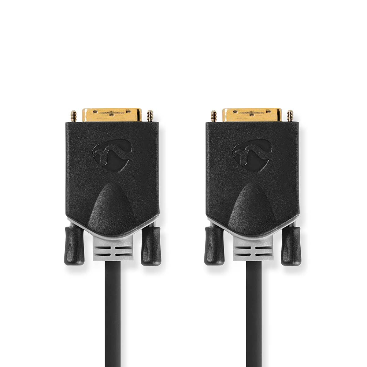 Nedis - DVI-kabel | DVI-D 24 + 1-pin han | DVI-D 24 + 1-pin han | 2560x1600 | Guldplateret | 3.00 m | Lige | PVC | Antracit | Box - CCBW32000AT30