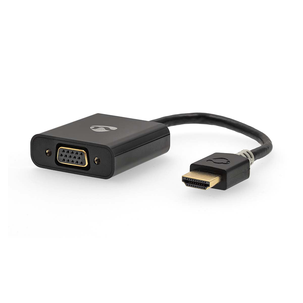 Nedis - HDMI™ Adapter | HDMI™ Stik | USB Micro-B Hun / VGA Hun / 3.5 mm Hunstik | Guldplateret | Lige | PVC | Antracit | 1 stk. | Box - CCBW34900AT02