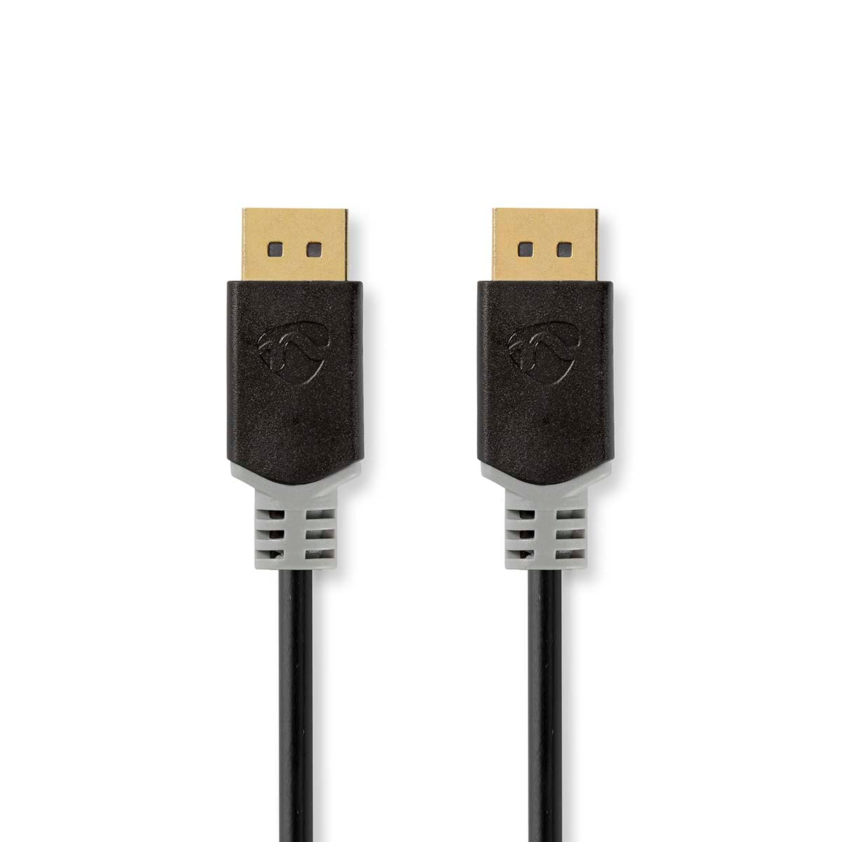 Nedis - Displayport kabel | DisplayPort Han | DisplayPort Han | 4K@60Hz | Guldplateret | 2.00 m | Runde | PVC | Antracit | Box - CCBW37000AT20