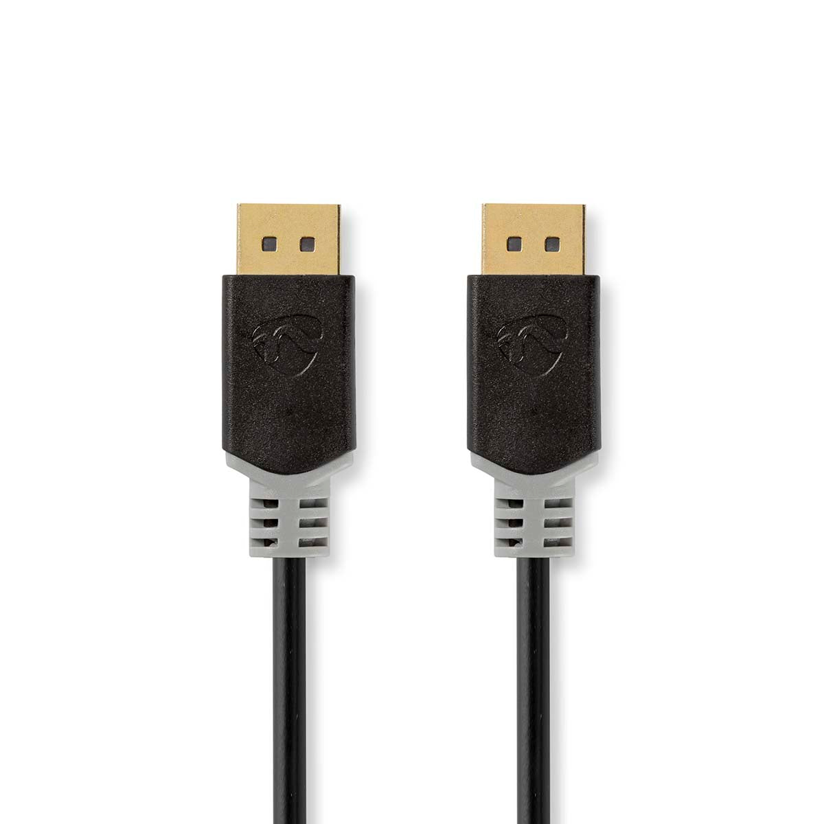 Nedis - Displayport kabel | DisplayPort Han | DisplayPort Han | 8K@60Hz | Guldplateret | 2.00 m | Runde | PVC | Antracit | Box - CCBW38010AT20