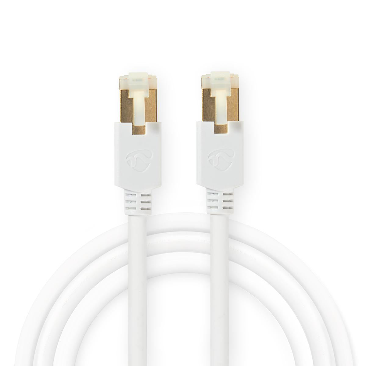 Nedis - Kat 6 kabel | RJ45 Han | RJ45 Han | F/UTP | 10.0 m | Runde | LSZH / PVC | Hvid | Window Box - CCBW85210WT100