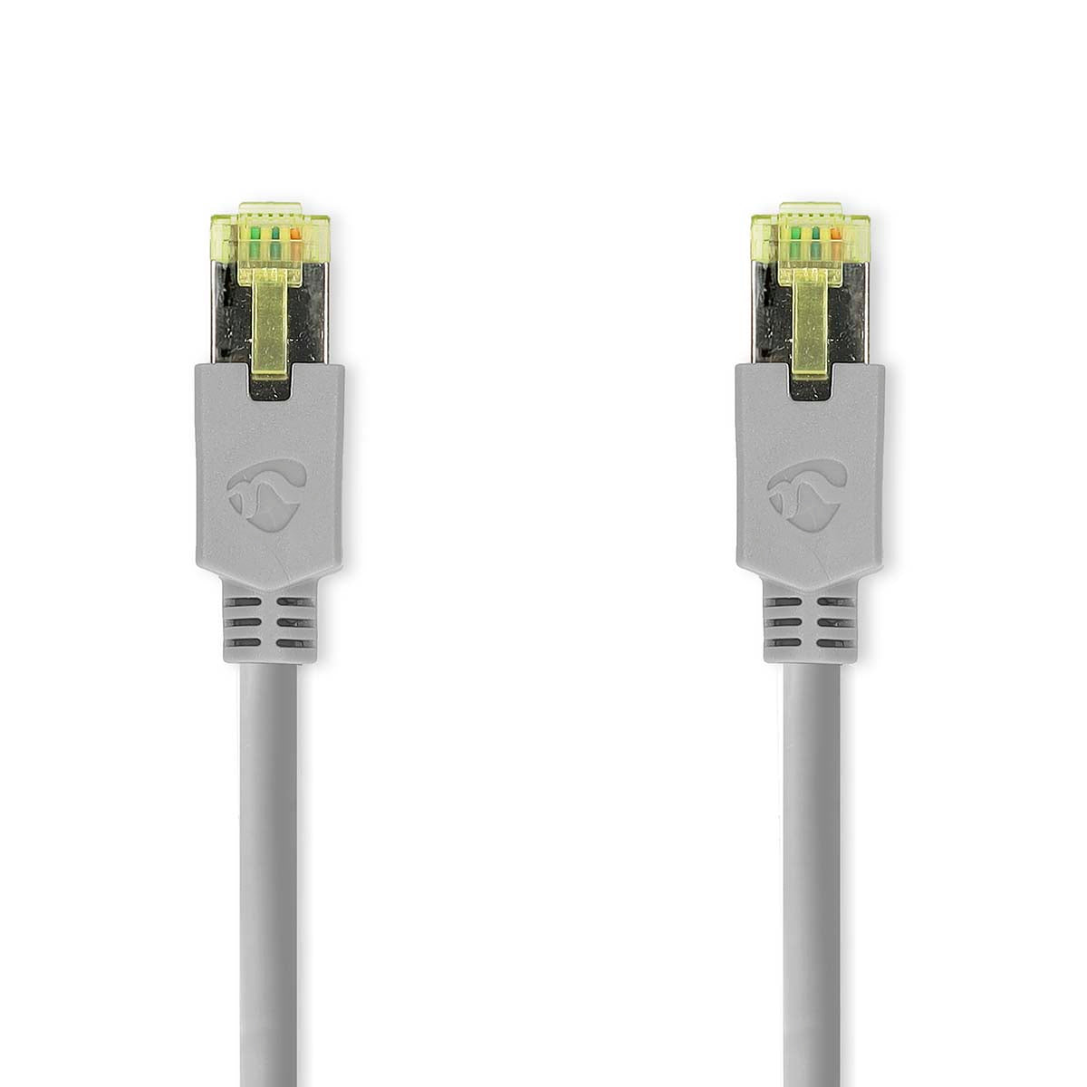 Nedis - CAT7 netværkskabel | S/FTP | RJ45 Han | RJ45 Han | 10.0 m | Snagless | Runde | LSZH | Grå | Box - CCBW85420GY100