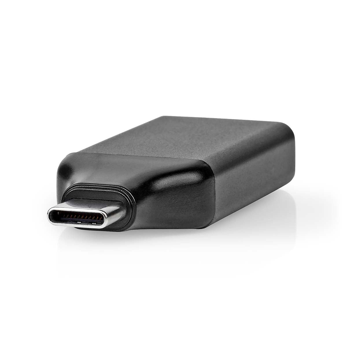 Nedis - USB-C™ Adapter | USB 3.2 Gen 1 | USB-C™ Han | HDMI ™ -udgang | 4K@60Hz | Runde | Nikkelplateret | Grå / Sort | Box - CCGB64650GY