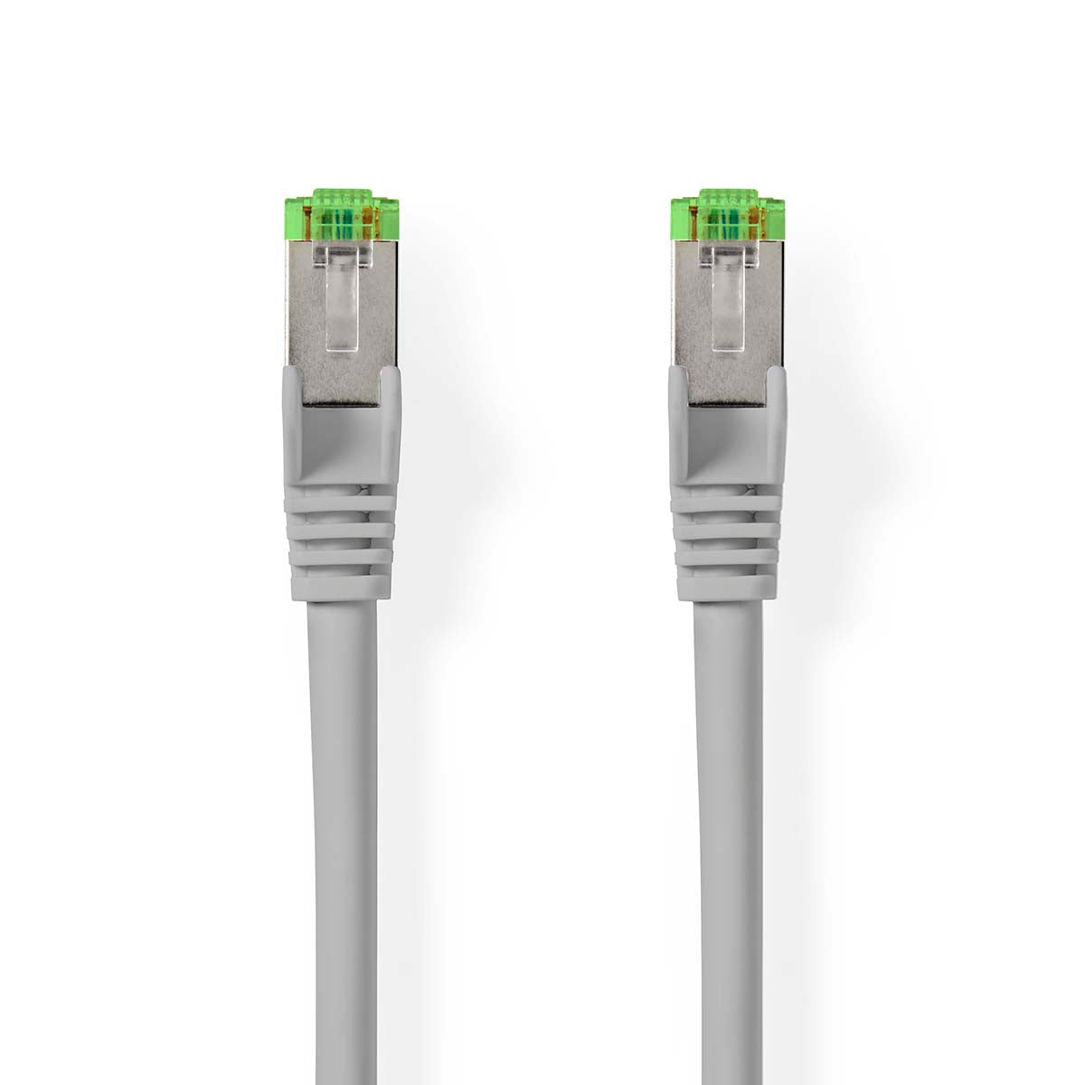 Nedis - Cat 8.1 netværkskabel | S/FTP | RJ45 Han | RJ45 Han | 20.0 m | Runde | LSZH | Grå | Label - CCGL85520GY200