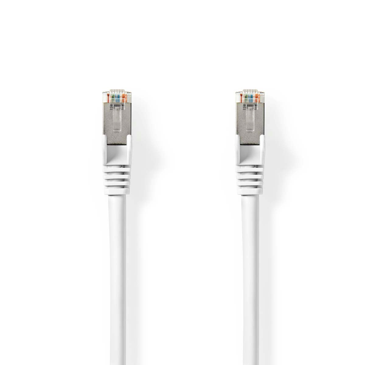 Nedis - Cat 8.1 netværkskabel | S/FTP | RJ45 Han | RJ45 Han | 3.00 m | Runde | LSZH | Hvid | Label - CCGL85520WT30