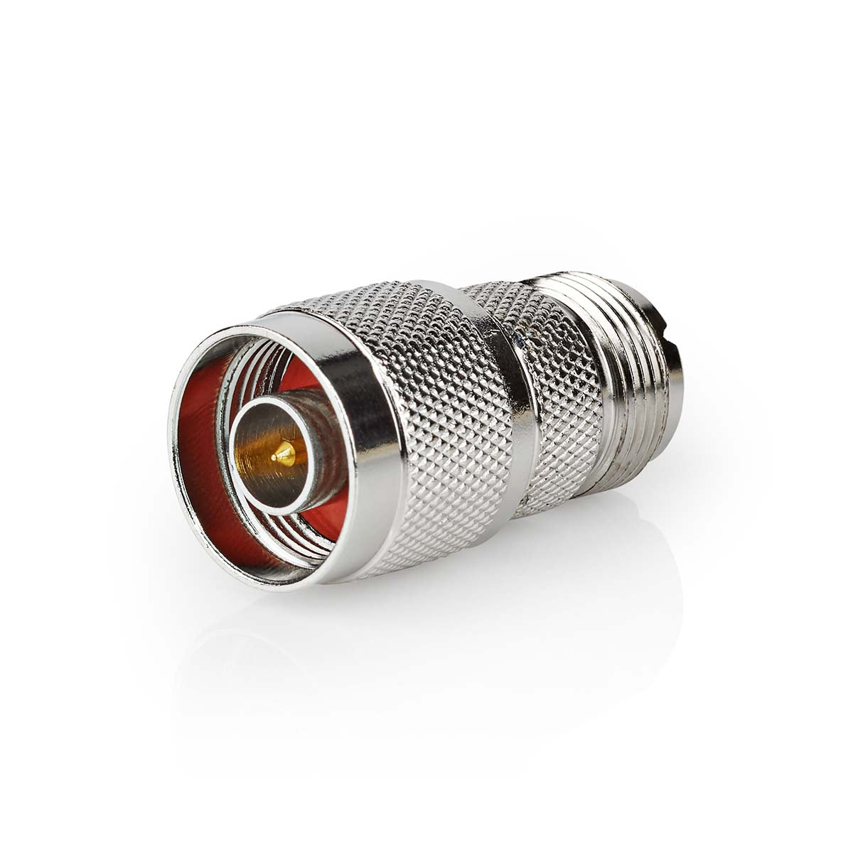 Nedis - Satellit & Antenne adapter | N Han | PL259 Hun | Nikkelplateret | 75 Ohm | Lige | Metal | Sølv | 10 stk. | Konvolut - CSGP42942ME