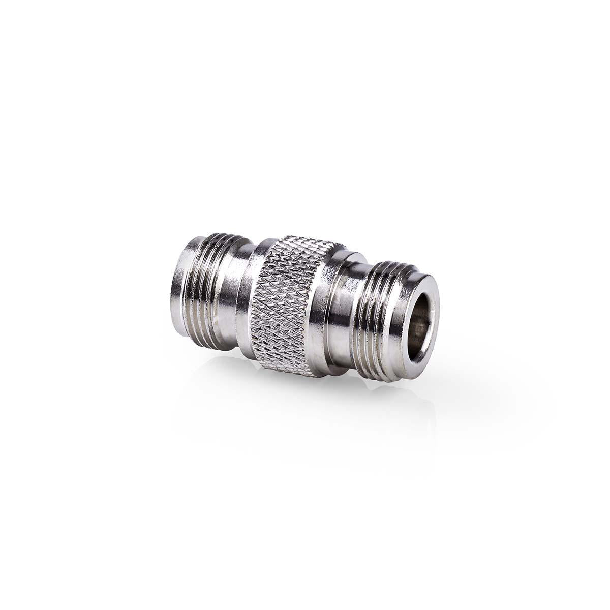Nedis - Satellit & Antenne adapter | N Hun | N Hun | Nikkelplateret | 50 Ohm | Lige | Metal | Sølv | 10 stk. | Konvolut - CSGP42950ME