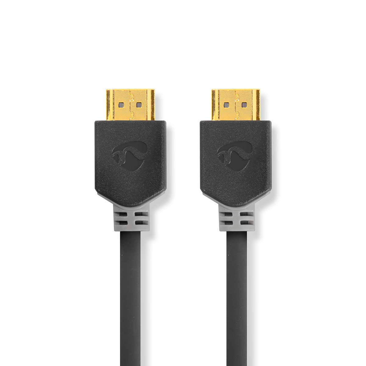 Nedis - High Speed HDMI ™ kabel med Ethernet | HDMI™ Stik | HDMI™ Stik | 4K@30Hz | ARC | 10.2 Gbps | 15.0 m | Runde | PVC | Antracit | Box - CVBW34000AT150
