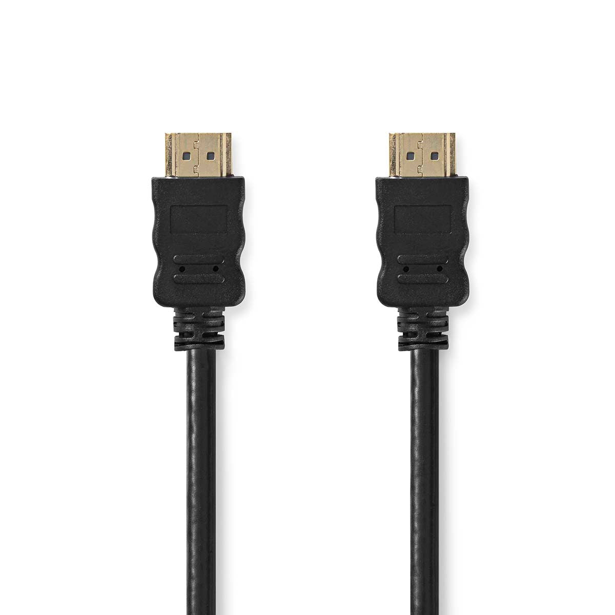 Nedis - High Speed HDMI ™ kabel med Ethernet | HDMI™ Stik | HDMI™ Stik | 4K@30Hz | ARC | 10.2 Gbps | 30.0 m | Runde | PVC | Sort | Label - CVGL34002BK300