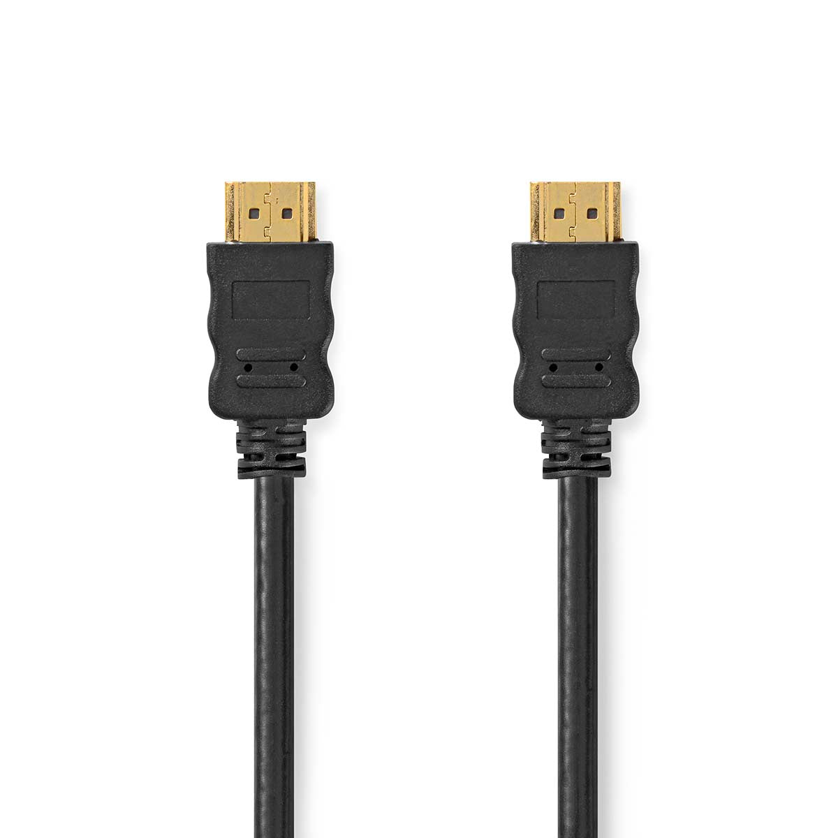Nedis - High Speed HDMI ™ kabel med Ethernet | HDMI™ Stik | HDMI™ Stik | 4K@60Hz | ARC | 18 Gbps | 20.0 m | Runde | PVC | Sort | Label - CVGL34060BK200