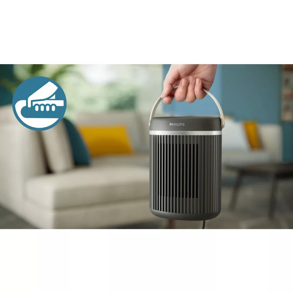 Philips CX3120/01 Compact Ceramic Heater 3000 Series - Mørkegrå, 2000 W