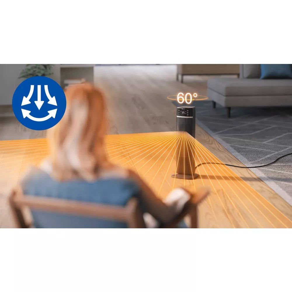 Philips CX5120/11 5000 Series Smart Tower Keramisk Varmeblæser - Mørkegrå