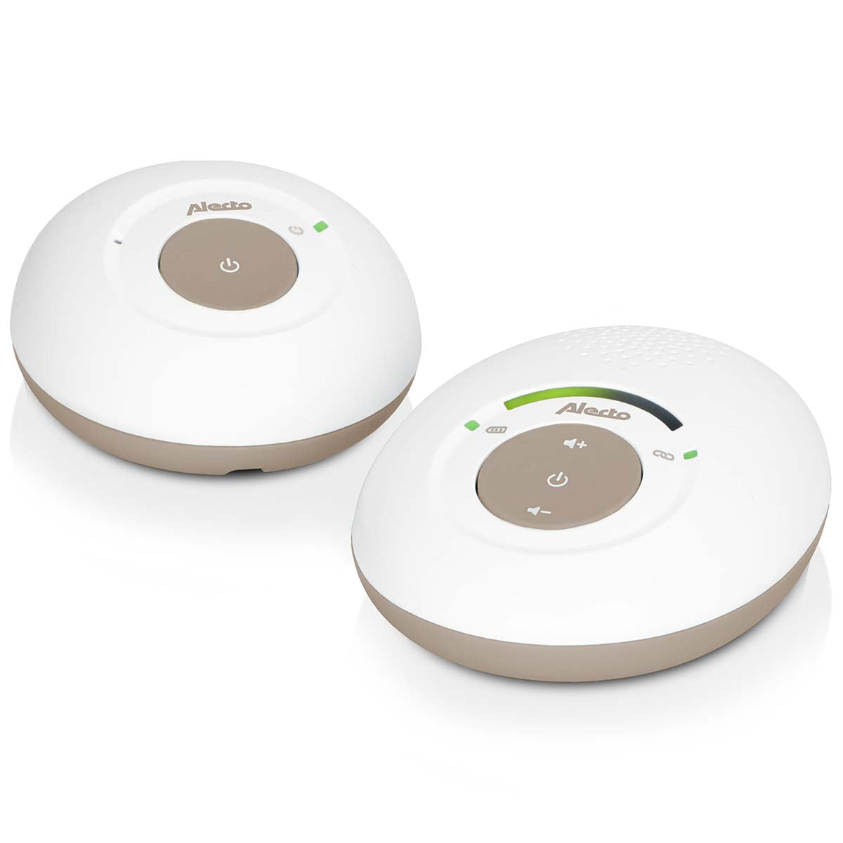 Alecto - Babyfoon Full Eco DECT, hvid/taupe - DBX110BE