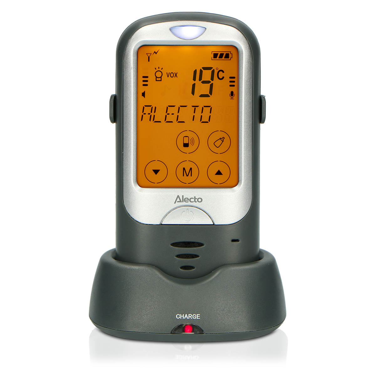 Alecto - Alecto ekstra babyenhed til DBX68GS udendørs babyalarm | grå - DBX68GSBU