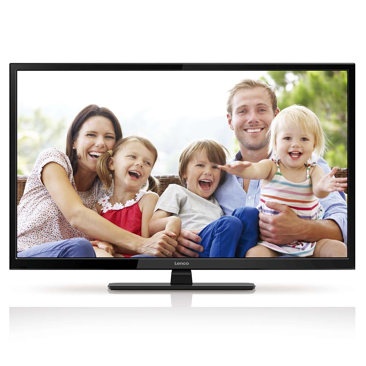 Lenco - 27,5 inch hd led tv with dvd, dvb-t2, c, s2, 12v - DVL-2862BK
