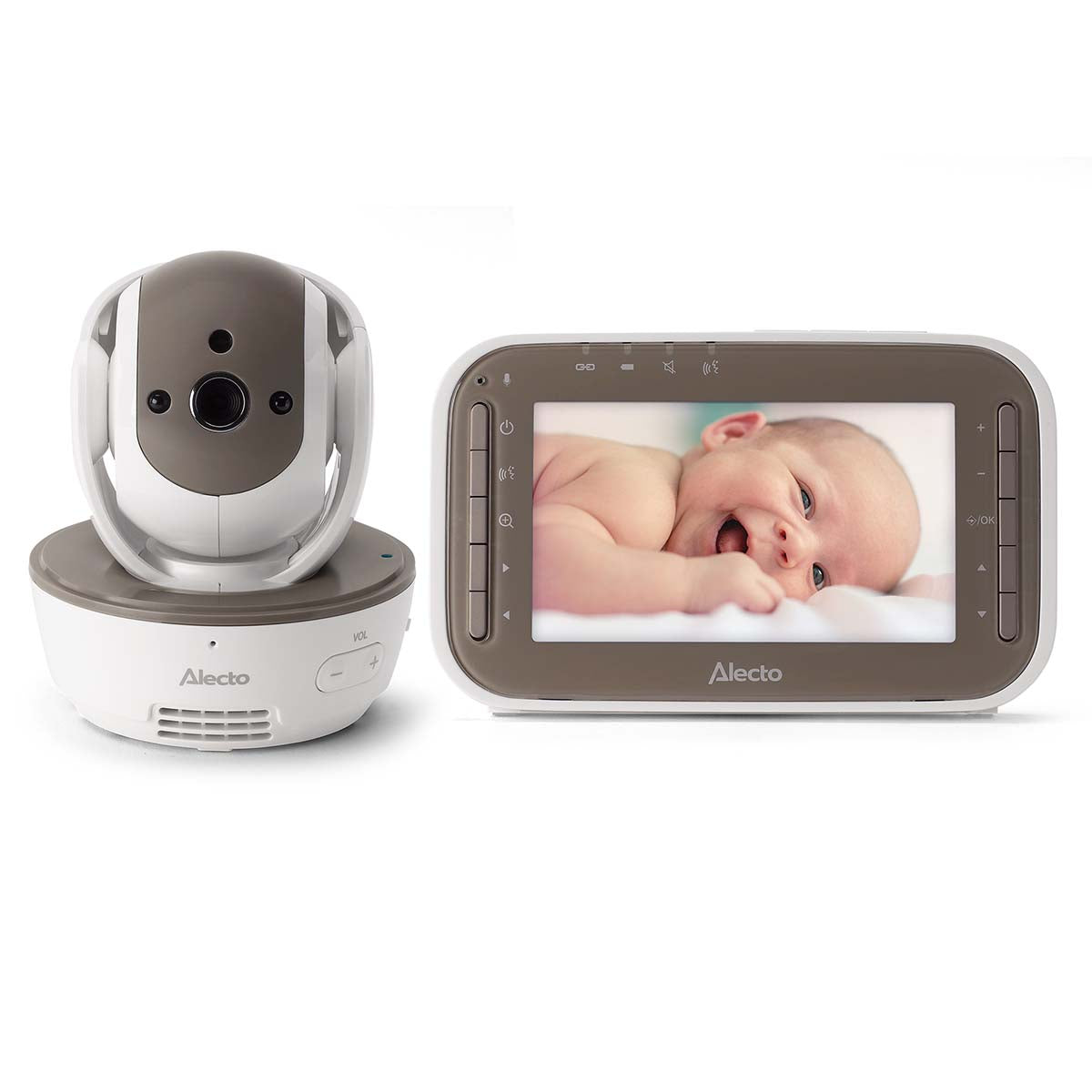 Alecto - Alecto Video-babyalarm med 4,3 tommer farvedisplay - DVM200MBE