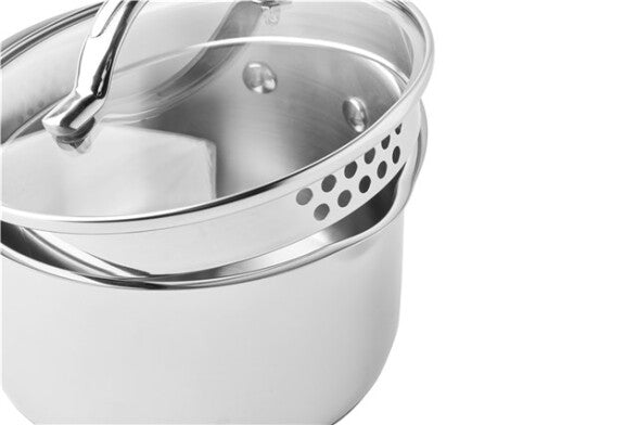 Scanpan 4.8L/24 cm gryde med glaslåg - STS