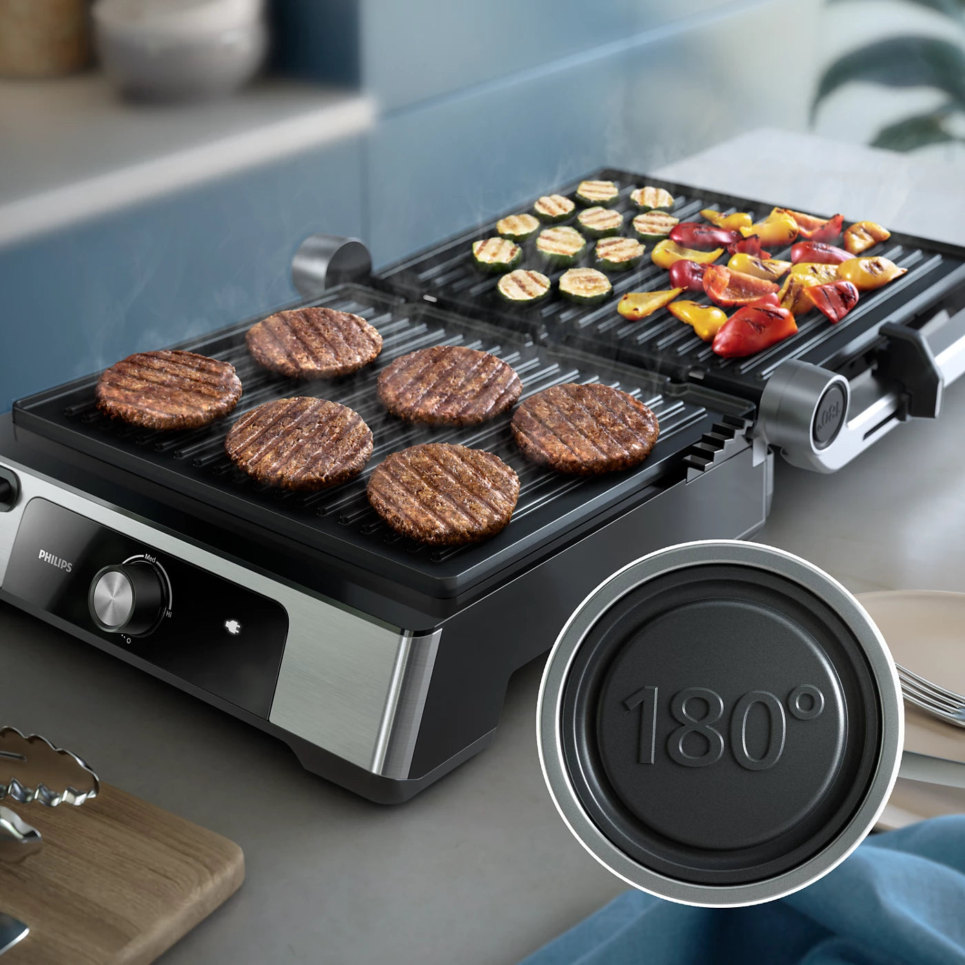 Philips kontaktgrill series 5000 - HD6301/90