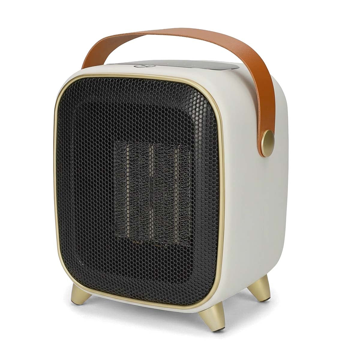 Nedis - Keramisk PTC varmeblæser | 900 / 1200 W | 2 Varmefunktioner | Justerbar termostat | Overophedningsbeskyttelse | Fald over beskyttelse | Timer - HTFA23WT