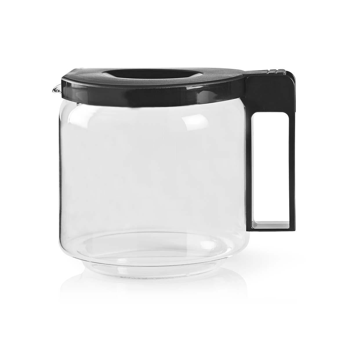 Nedis - Glas Kaffe Kande | Kompatibel med: Moccamaster CD / GCS / KBG / Excellent 10SN | 1.25 l | Sort - KACM003CP